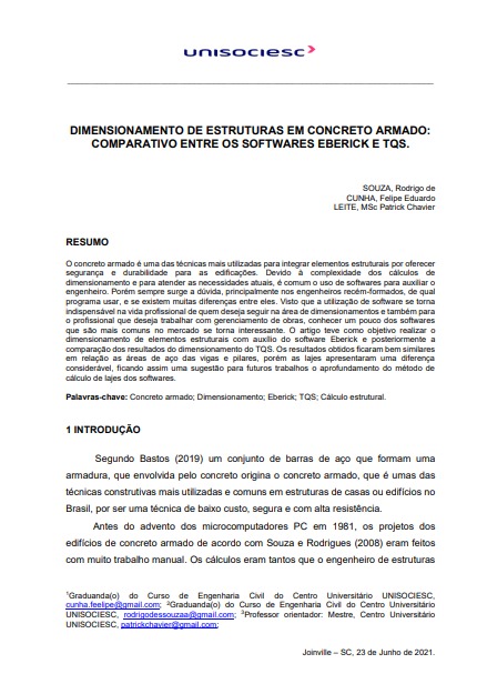 Dimensionamento De Estruturas Em Concreto Armado: Comparativo Entre Os ...